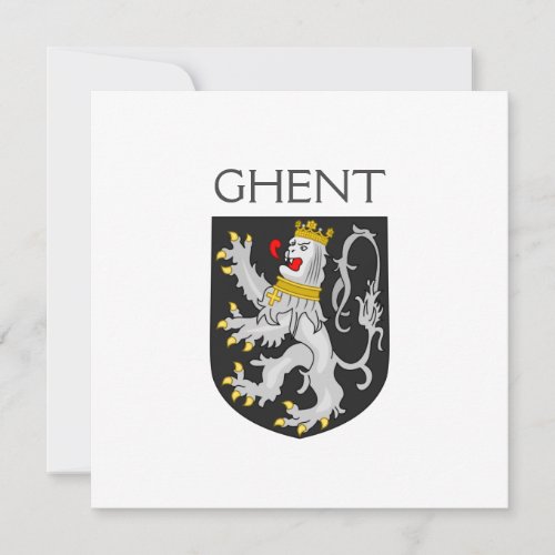 Coat of Arms of Ghent Belgium