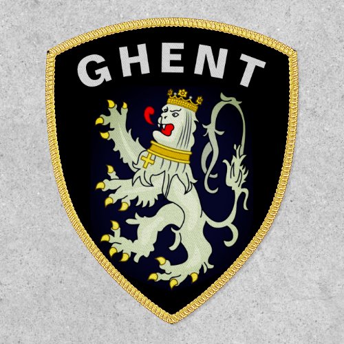 Coat of Arms of Ghent _ BELGIUM Patch