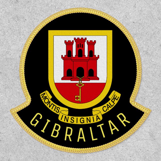 Coat of Arms of Gibraltar Patch (Front)