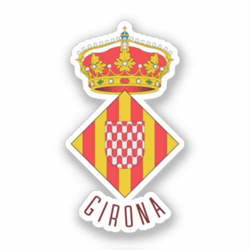 Coat of Arms of Girona Sticker