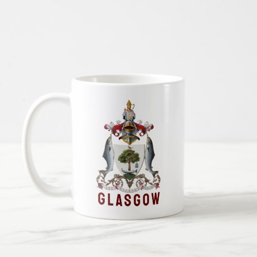 Coat of Arms of Glasgow SCOTLAND Coffee Mug