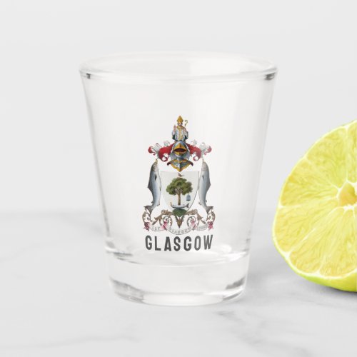 Coat of Arms of Glasgow SCOTLAND Shot Glass