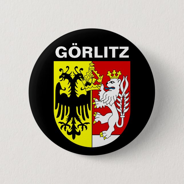 Coat of Arms of Görlitz, Germany Button (Front)