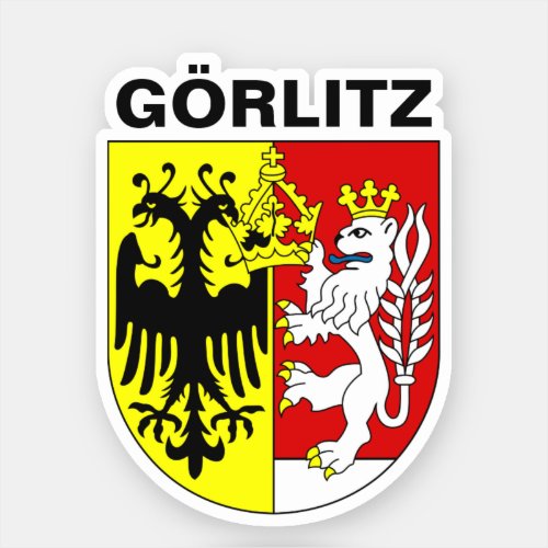 Coat of Arms of Grlitz Germany Sticker
