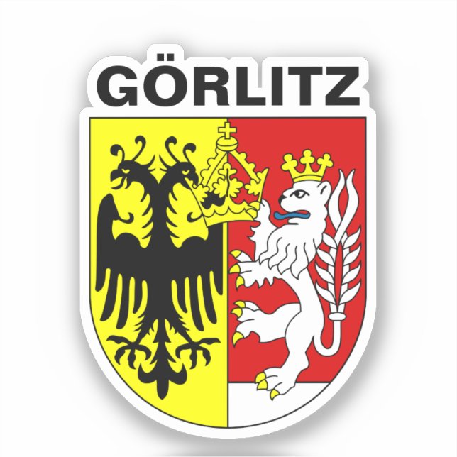 Coat of Arms of Görlitz, Germany Sticker (Front)