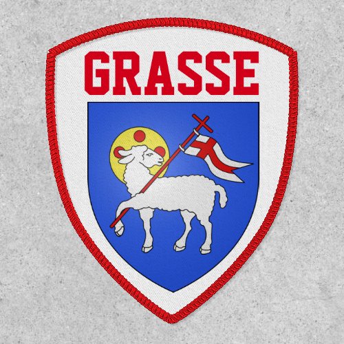 Coat of Arms of Grasse _ Alpes_Maritimes FR Patch