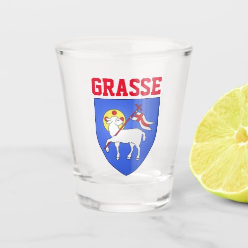 Coat of Arms of Grasse _ Alpes_Maritimes FR Shot Glass
