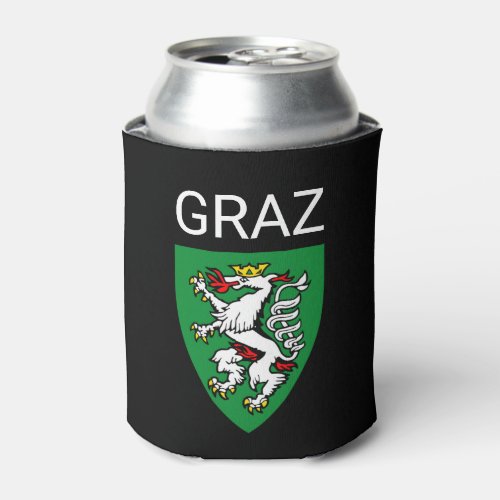 Coat of Arms of Graz _ AUSTRIA Can Cooler