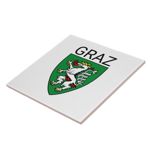 Coat of Arms of Graz _ AUSTRIA Ceramic Tile