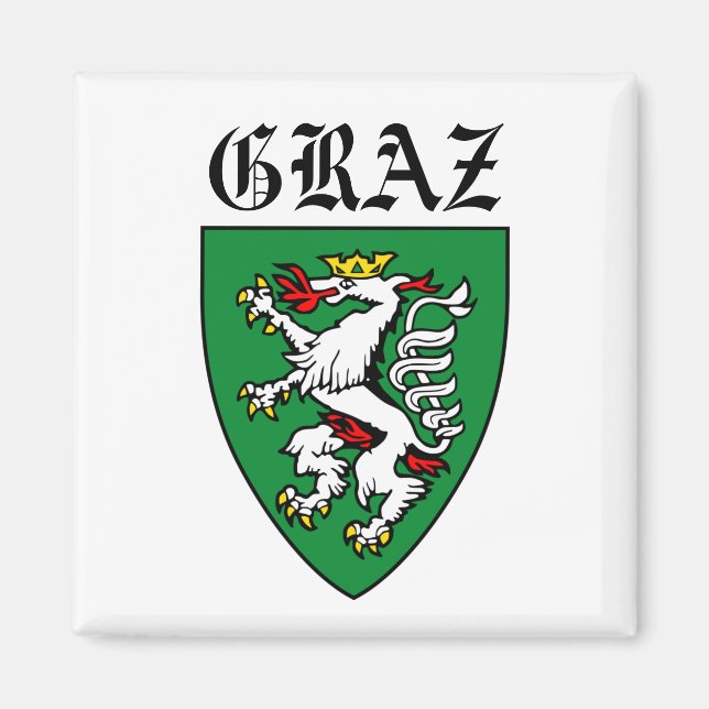 Coat of Arms of Graz - AUSTRIA Magnet (Front)