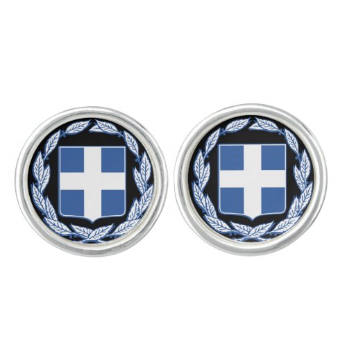 Coat of arms of Greece Cufflinks