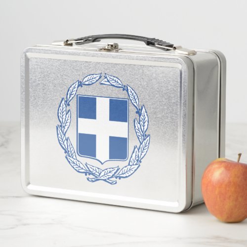 Coat of arms of Greece Metal Lunch Box