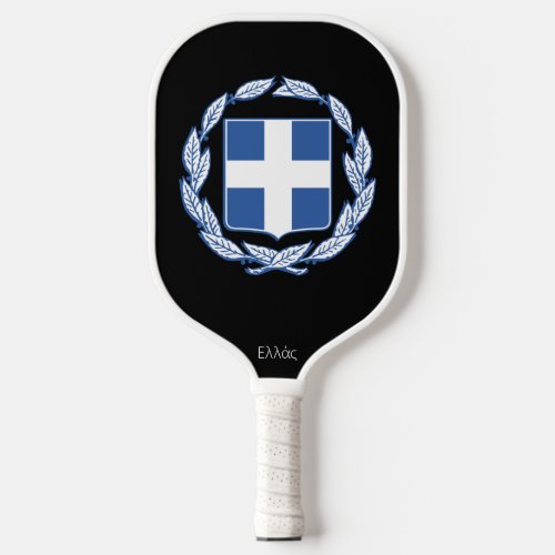 Coat of arms of Greece Pickleball Paddle