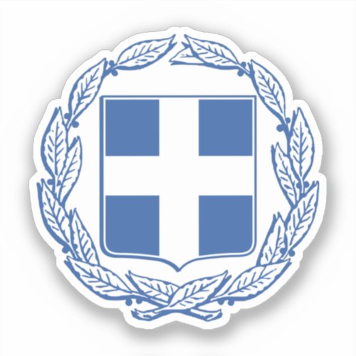 Coat of arms of Greece Sticker