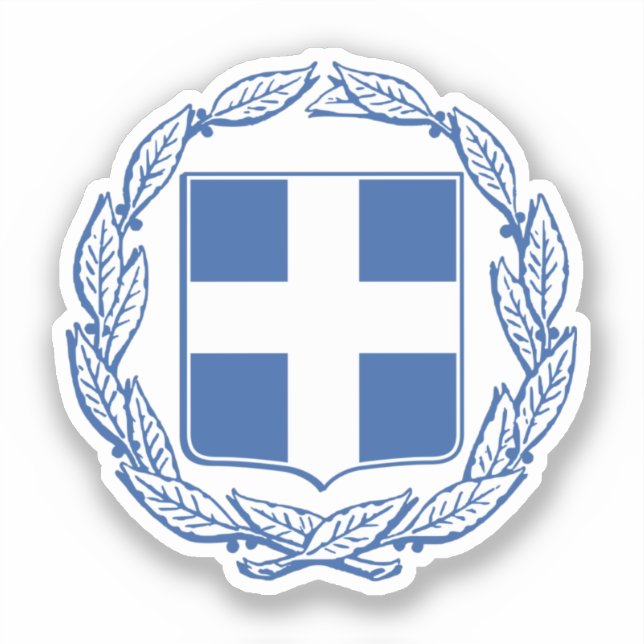 Coat of arms of Greece Sticker (Front)