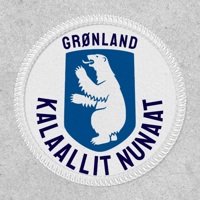 Coat of Arms of Greenland - names added Patch (Front)