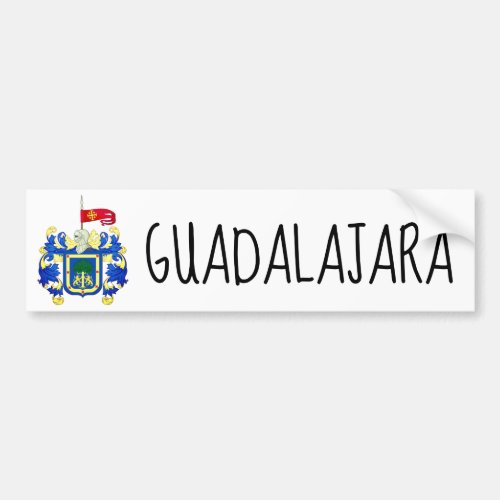 Coat of Arms of Guadalajara Mexico Bumper Sticker