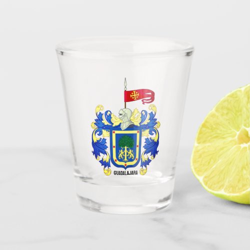 Coat of Arms of Guadalajara Mexico Shot Glass