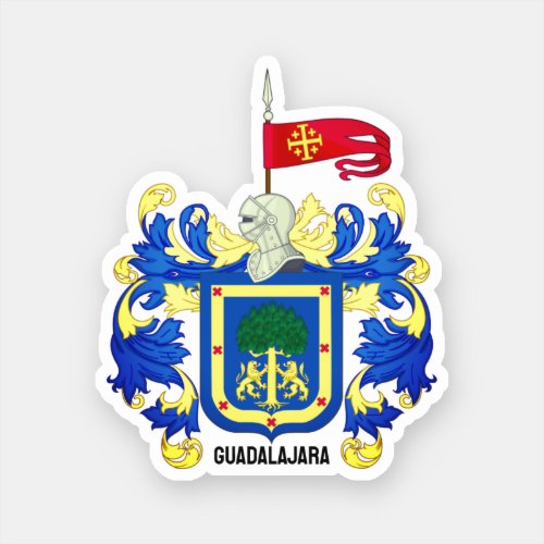 Coat of Arms of Guadalajara Mexico Sticker