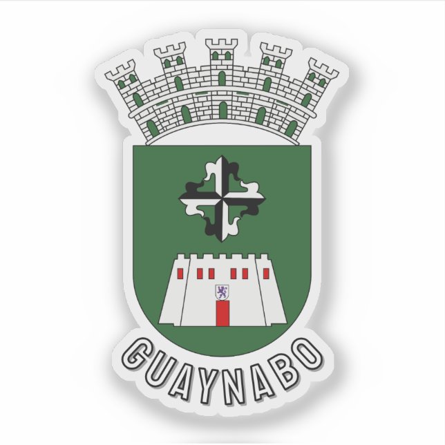 Coat of arms of Guaynabo, PR Sticker (Front)
