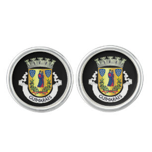 Coat of Arms of Guimarães, Portugal Cufflinks
