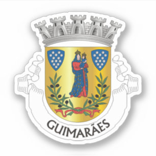 Coat of Arms of Guimarães, Portugal Sticker