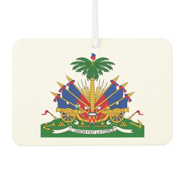 Coat of arms of Haiti Air Freshener (Front)
