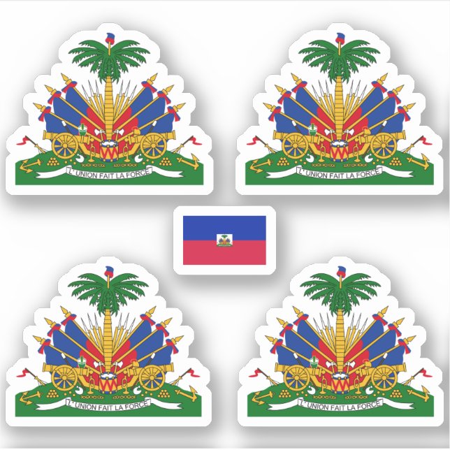 Coat of arms of Haiti Sticker (Front)