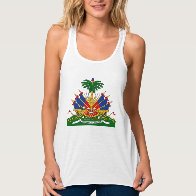 Coat of arms of Haiti Tank Top (Front)
