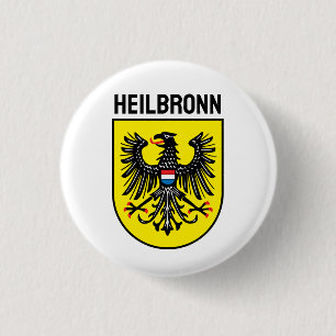 Coat of Arms of Heilbronn, Germany Button