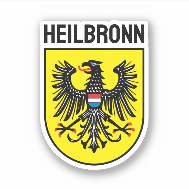 Coat of Arms of Heilbronn, Germany Sticker (Front)