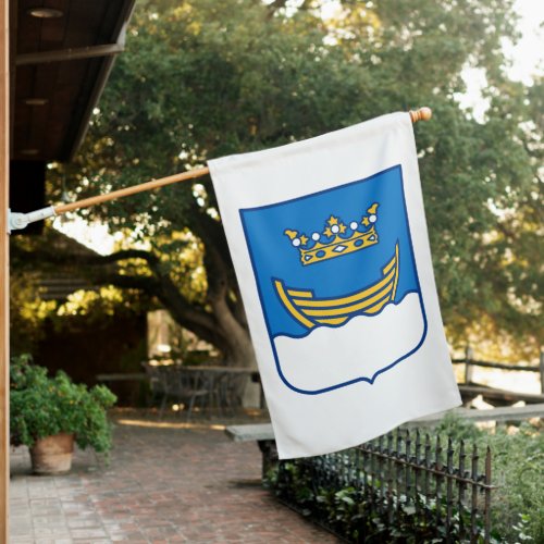 Coat of Arms of Helsinki Finland House Flag