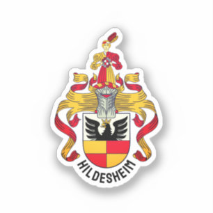 Coat of Arms of Hildesheim, Germany Sticker