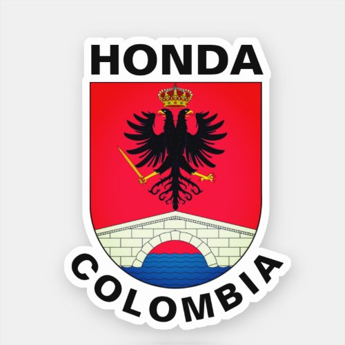Coat of Arms of Honda Tolima Colombia Classic R Sticker