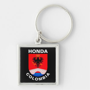 Coat of Arms of Honda (Tolima), Colombia Keychain