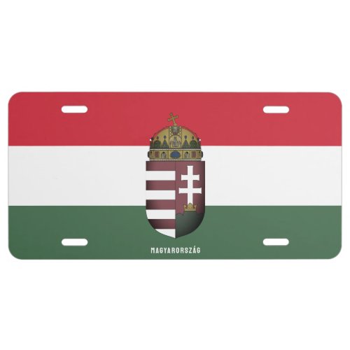 Coat of Arms of Hungary License Plate