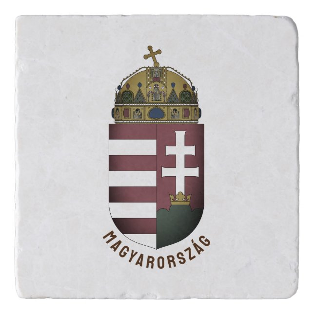 Coat of Arms of Hungary Trivet (Front)