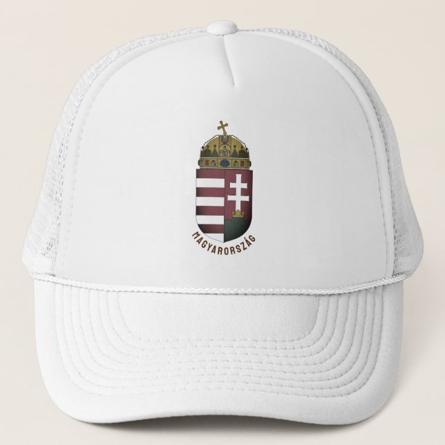 Coat of Arms of Hungary Trucker Hat (Front)