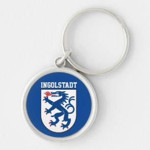 Coat of Arms of Ingolstadt, Bavaria - GERMANY Keyc Keychain
