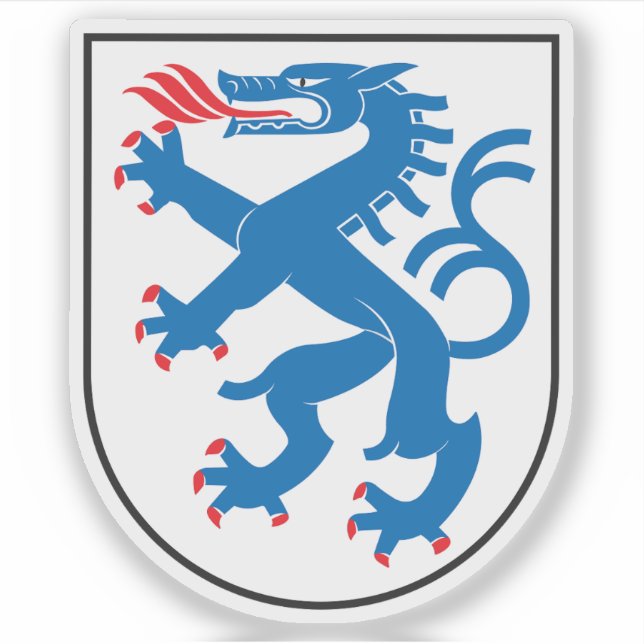 Coat of arms of Ingolstadt, Germany Sticker (Front)
