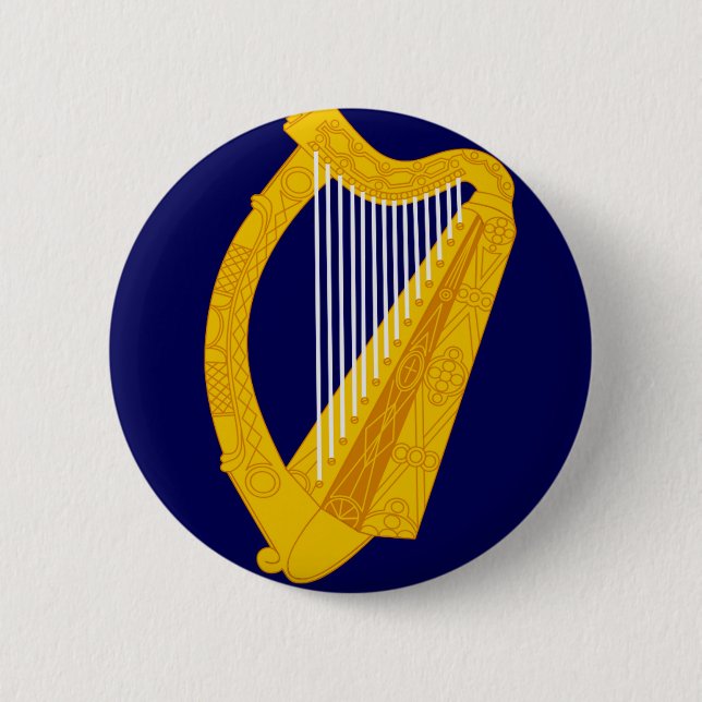 Coat of arms of Ireland Button (Front)