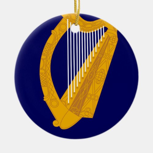 Coat of arms of Ireland _ Irish Emblem Ceramic Ornament