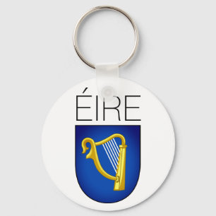 Coat of Arms of Ireland Keychain