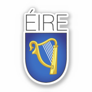Coat of Arms of Ireland Sticker