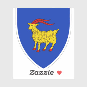 Coat of arms of Istria in Croatia Sticker