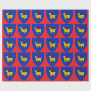 Coat of arms of Istria in Croatia Wrapping Paper