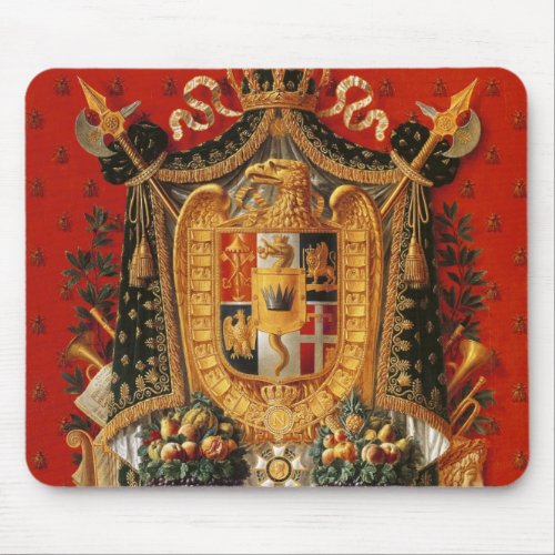 Coat of Arms of Italy design for a tapestry Mouse Pad