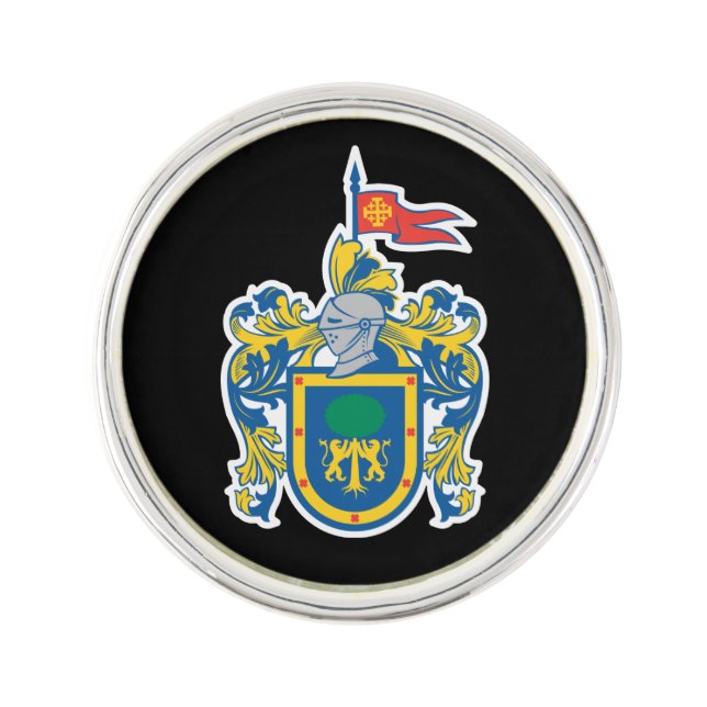 Coat of Arms of Jalisco, Mexico Lapel Pin (Front)