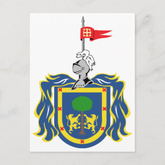 Coat of Arms of Jalisco Mexico Official Symbol Postcard
