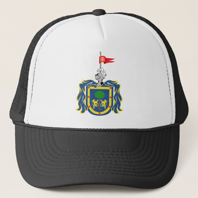 Coat of Arms of Jalisco Mexico Official Symbol Trucker Hat (Front)